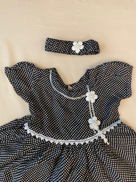 Black with White Dot pattern